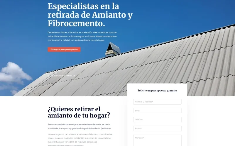 Desamiantos, obras y servicios S.L.U